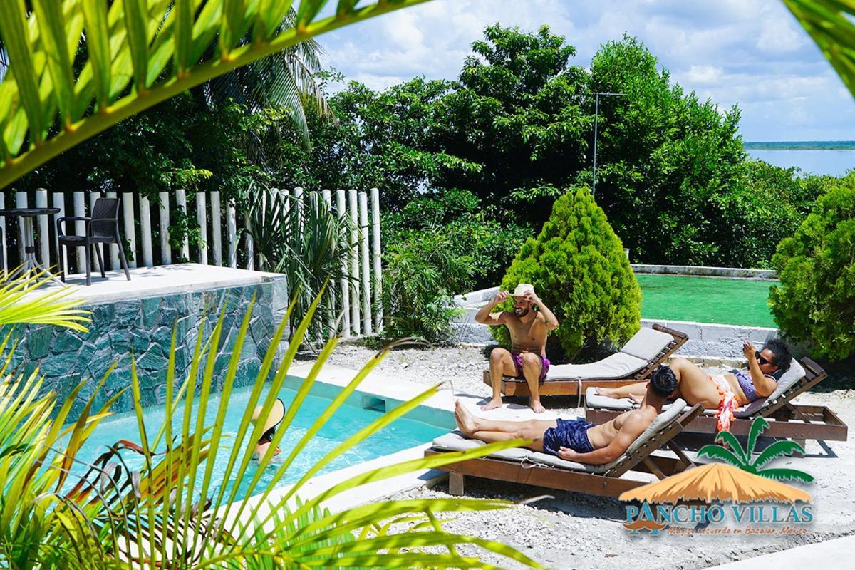 Hotel Pancho Villas Bacalar - Kayyaks Gratis Eksteriør billede