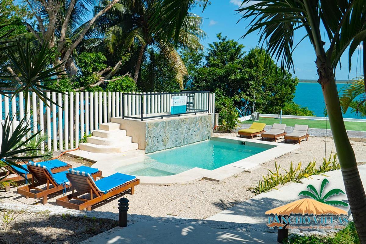 Hotel Pancho Villas Bacalar - Kayyaks Gratis Eksteriør billede
